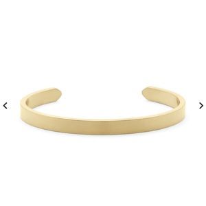 MVMT minimal Flat gold cuff
